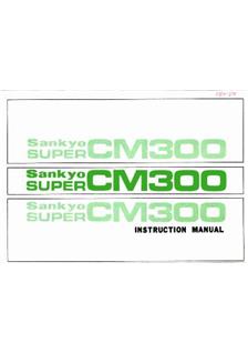 Sankyo CM 300 manual. Camera Instructions.